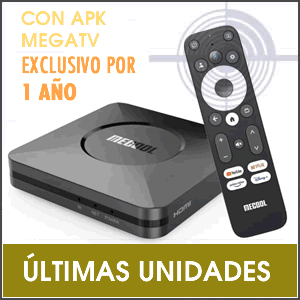 Mecool Apk Megatv por unidad